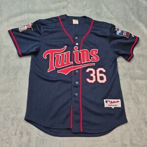 Majestic MLB Minnesota Twins Joe Nathan #36 Inaugural Season 2011 Jersey Mens 48
